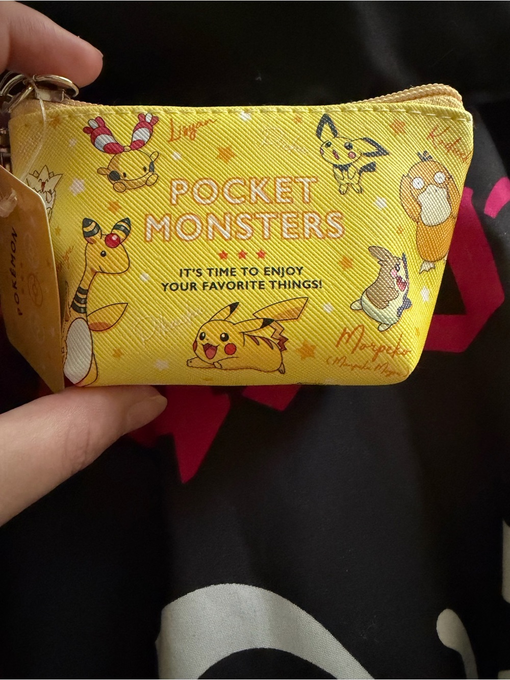 Pokemon yellow Coin Pouch-Pikachu and friends!